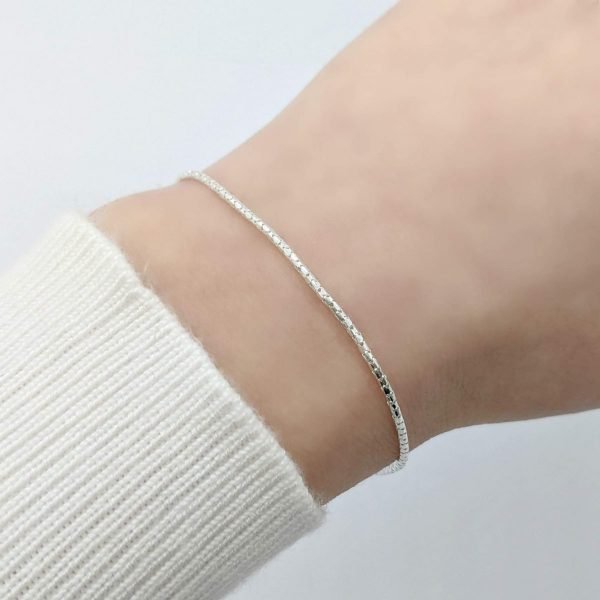 Pulsera veneciana diamantada