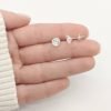 Aros cubic cristal engarzado 7mm