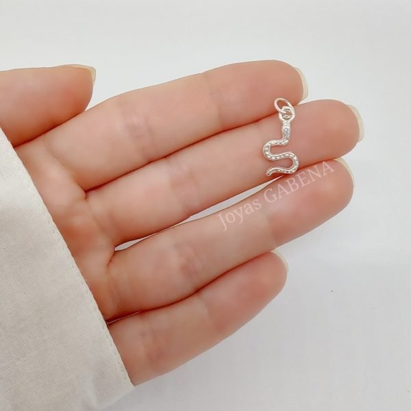 dije serpiente plata 925