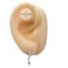 AAR-122 aros argollas huggies rayo cristales plata 925