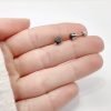 Aros Abridores Cubic Acero Quirúrgico - Negro