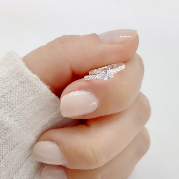 Aro cuff cristal gota