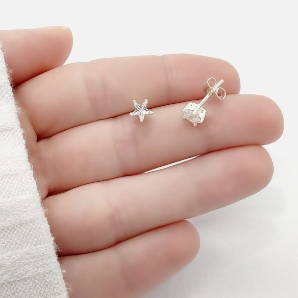 Aros cristal estrella cristal