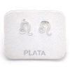Aros Leo Zodiaco Plata 925