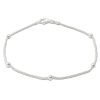 Pulsera Coreana Con Bolitas Plata 925