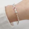 Pulsera rolo corazones cristal