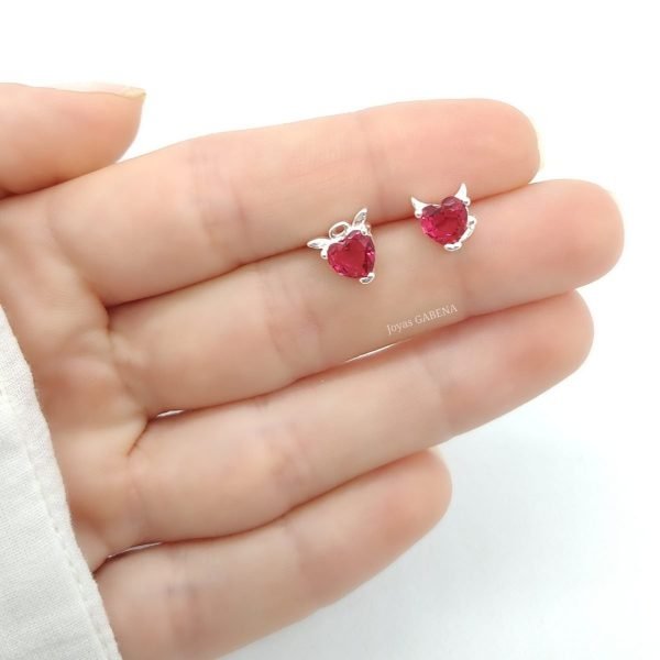 Aros Cristal Ángel y Demonio