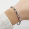 Pulsera soga gruesa acero