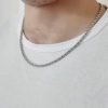 Cadena soga unisex acero
