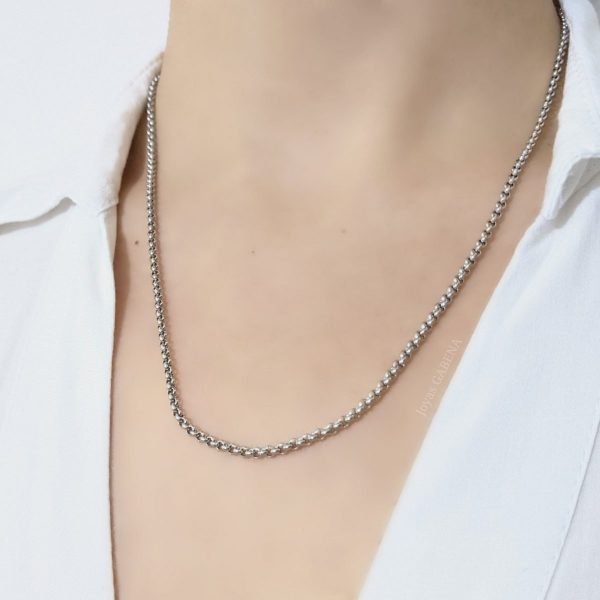 Cadena Rolo 2.5mm Acero Quirúrgico 50cm