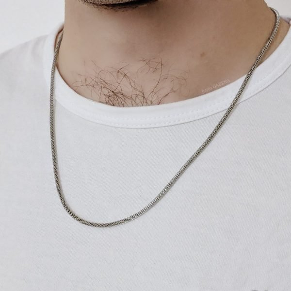 Cadena Red 2.5mm Unisex Acero Quirúrgico