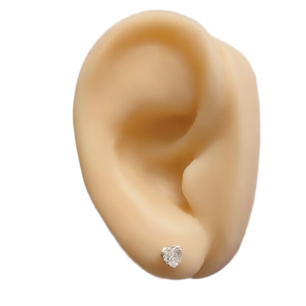 AA-144 aros abridores plata cristal corazon