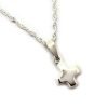 Collar Cruz Del Equilibrio Inflada Mini Plata 925