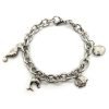 Pulsera Hipocampo Delfín Pez y Caracol acero