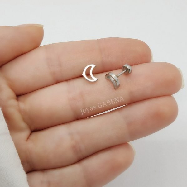 aros abridores luna calada acero