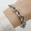 pulsera rolo oval acero