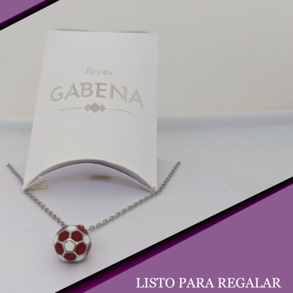 Collar Pelota Fútbol Acero Quirúrgico - River pack