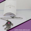 Collar Hamsa Bolitas Acero Quirúrgico pack