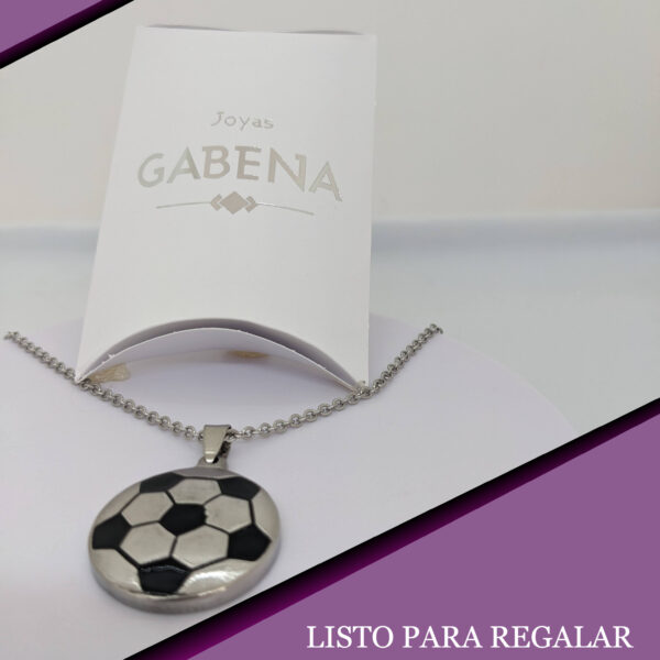 Collar Pelota Futbol Acero Quirúrgico pack