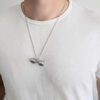 COAA-5 Collar Mancuerna Grande Acero