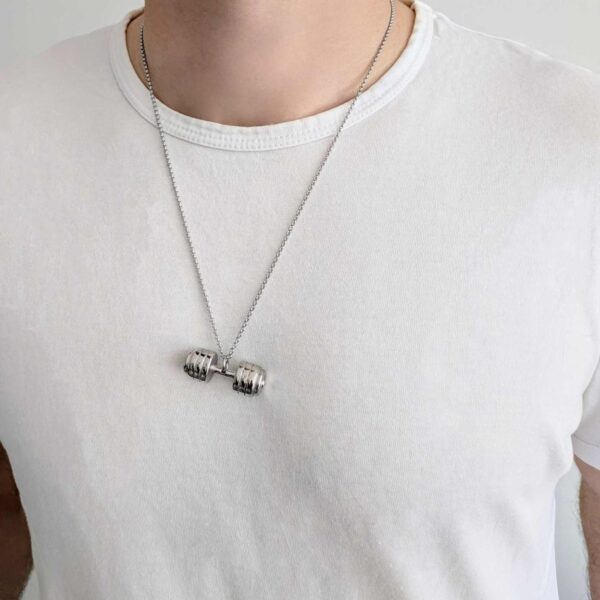 COAA-5 Collar Mancuerna Grande Acero