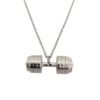 COAA-5 Collar Mancuerna Grande Acero Quirúrgico