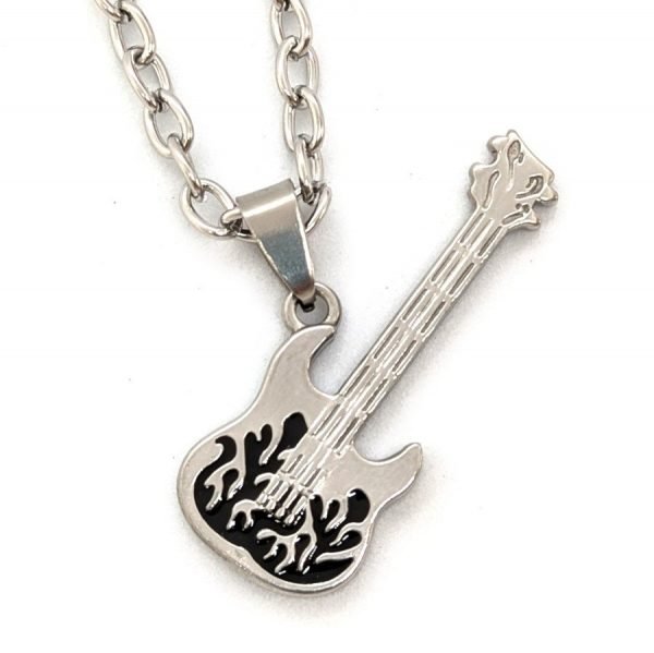 Collar guitarra bajo acero
