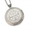 Collar Relicario San Benito acero