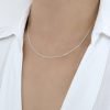 Cadena Cheval 1.5mm 45cm Plata 925