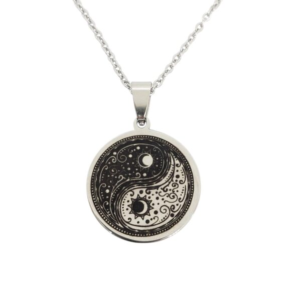 COAA-28 Collar Ying Yang Acero Quirúrgico
