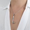 Collar palo de hockey acero