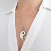 Collar Ying Yang Parejas esmaltado