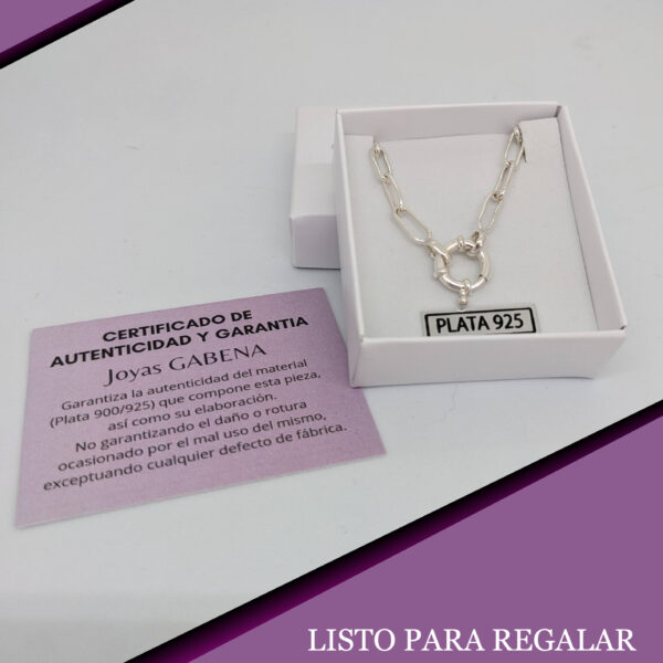Pulsera Long Chain Cierre Marinero pack