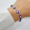 Pulsera Ojo Turco Extensible Acero Quirúrgico
