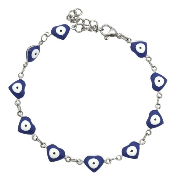 Pulsera Ojo Turco Extensible Acero Quirúrgico - 18 a 21 cm