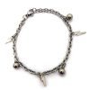 Pulsera Rayos y Bolitas Acero Quirúrgico - 18cm