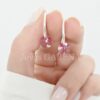 Aros Swarovski Cubanos Rivoli Plata - Rose Sin AB