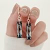 aros cristal swarovski queen baguette