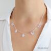 collar cristal rivoli shimmer plata 925