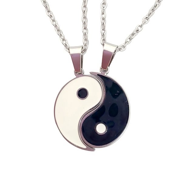 collar yin y yang acero quirúrgico