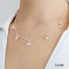 collar cristal rivoli plata