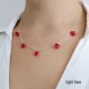 collar cristal rivoli plata