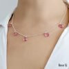 collar cristal rivoli plata
