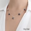 collar cristal rivoli plata