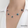 collar cristal rivoli plata