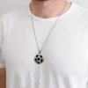 Collar Pelota Futbol Acero Quirurgico