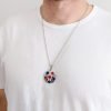 Collar Pelota Futbol San Lorenzo Acero Quirúrgico