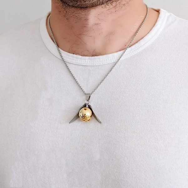 Collar snitch dorada Harry Potter