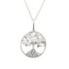 COA-18 collar arbol de la vida cristales plata