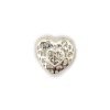 Dije Charm Corazón Tramado Plata 925